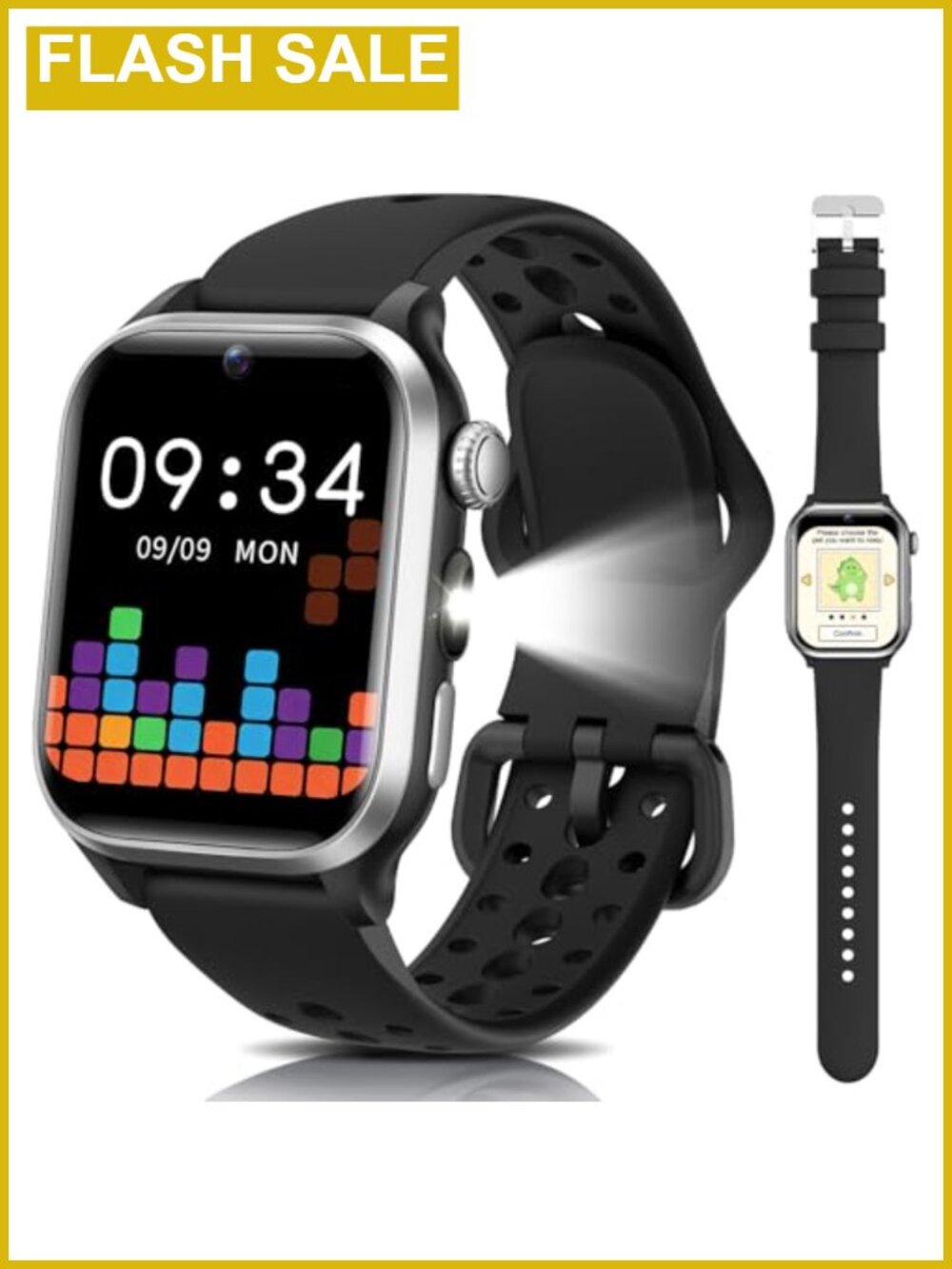 Kids Smart Watch IP68 Waterproof Fitness Tracker No Phone Needed